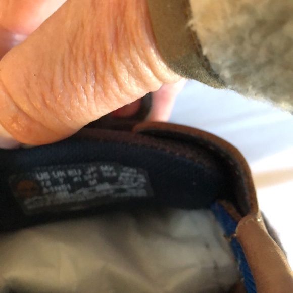 Timberland leather moccasin boat shoes - Picture 6 of 7